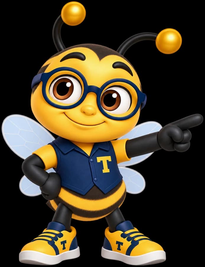 Taxmize bee pointing to the services